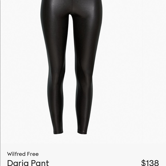 Wilfred Free Daria Leather Legging Black XS - Picture 2 of 5